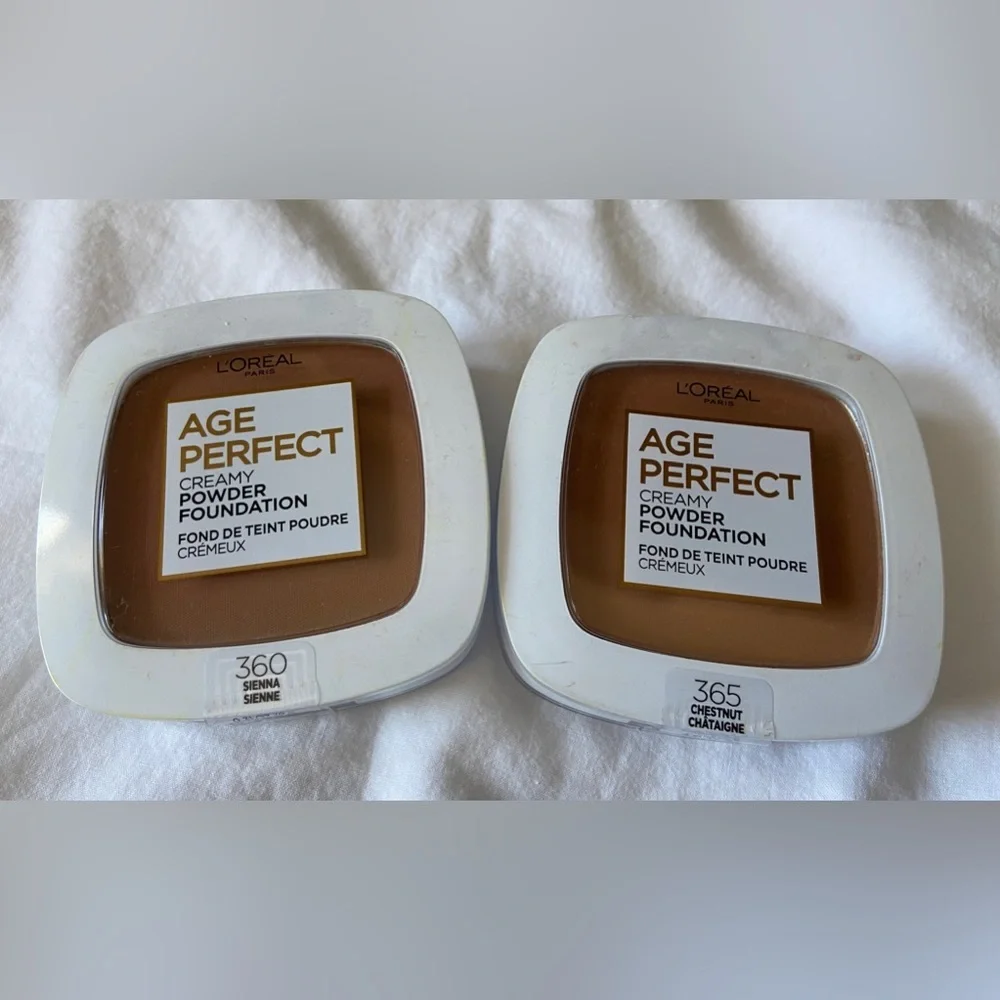 L’ORÉAL New Age Perfect Cream Powder Foundation Single Packages-Dark Complexion